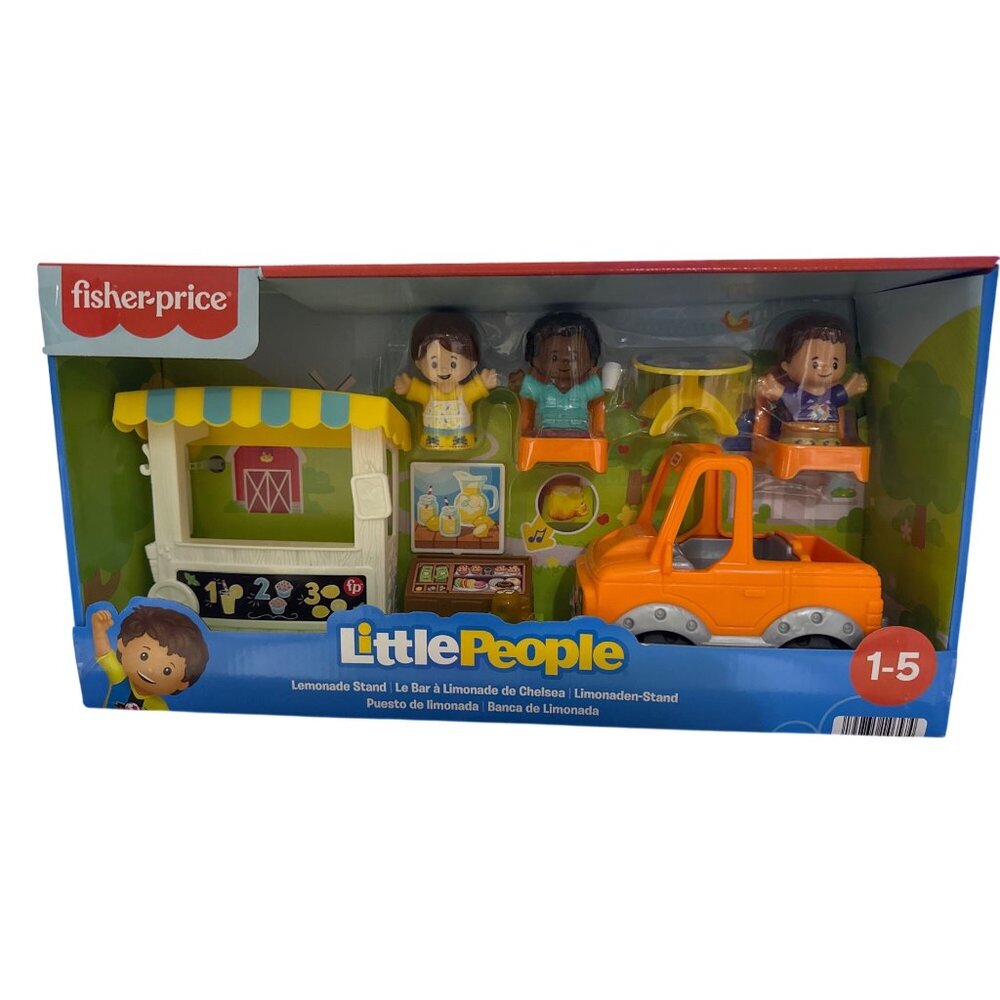 Fisher-Price Little People Lemonade Stand Toy Set For Ages 1-5 With Figures & Ac